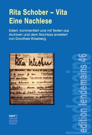 Rita Schober – Vita. Eine Nachlese von Röseberg,  Dorothee