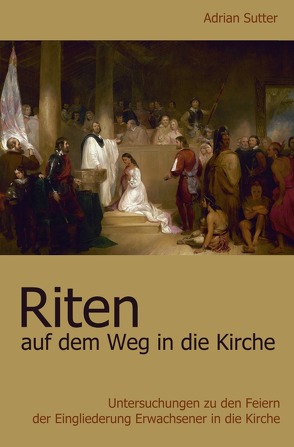 Riten auf dem Weg in die Kirche (SW) von Sutter,  Adrian