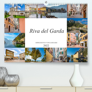 Riva del Garda Impressionen vom Gardasee (Premium, hochwertiger DIN A2 Wandkalender 2022, Kunstdruck in Hochglanz) von Meutzner,  Dirk