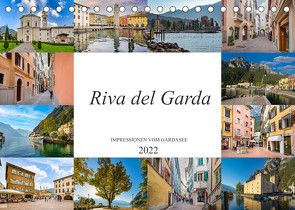 Riva del Garda Impressionen vom Gardasee (Tischkalender 2022 DIN A5 quer) von Meutzner,  Dirk