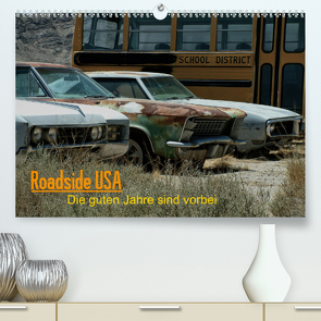 Roadside USA – Die guten Jahre sind vorbei (Premium, hochwertiger DIN A2 Wandkalender 2021, Kunstdruck in Hochglanz) von Deutschmann aka. HaunZZ,  Hans