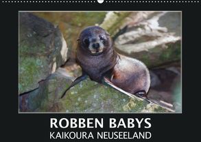 Robben Babys – Kaikoura Neuseeland (Wandkalender 2019 DIN A2 quer) von Bort,  Gundis