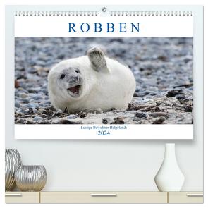 Robben – Lustige Bewohner Helgolands (hochwertiger Premium Wandkalender 2024 DIN A2 quer), Kunstdruck in Hochglanz von Orth,  Egid