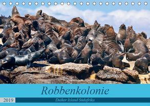 Robbenkolonie Duiker Island Südafrika (Tischkalender 2019 DIN A5 quer) von www.kult-fotos.de