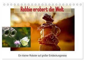 Robbie erobert die Welt (Tischkalender 2024 DIN A5 quer), CALVENDO Monatskalender von Ola Feix,  Eva