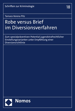 Robe versus Brief im Diversionsverfahren von Pitz,  Tamara Verena