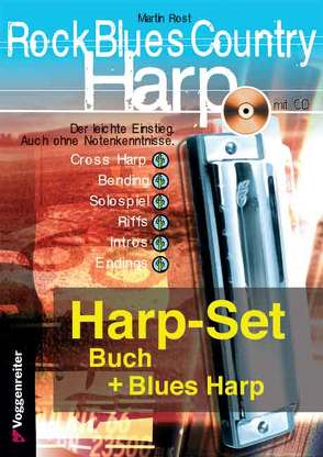 Rock Blues Country Harp-SET von Rost,  Martin