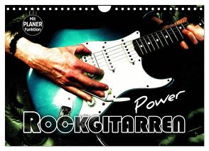 Rockgitarren Power (Wandkalender 2024 DIN A4 quer), CALVENDO Monatskalender von Bleicher,  Renate