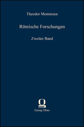 Römische Forschungen von Mommsen,  Theodor