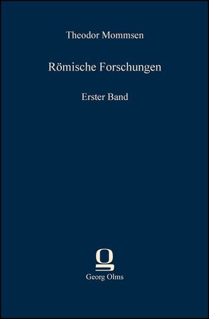 Römische Forschungen von Mommsen,  Theodor