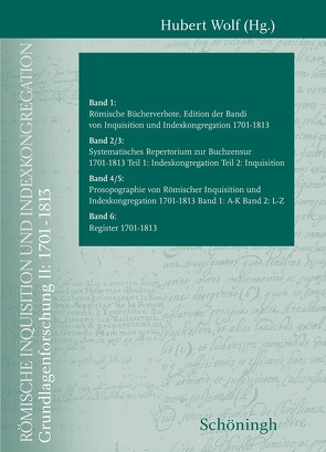 Römische Inquisition und Indexkongregation von Wolf,  Hubert