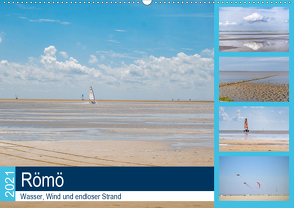 Römö – Wasser, Wind und endloser Strand (Wandkalender 2021 DIN A2 quer) von Teßen,  Sonja