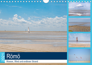 Römö – Wasser, Wind und endloser Strand (Wandkalender 2021 DIN A4 quer) von Teßen,  Sonja