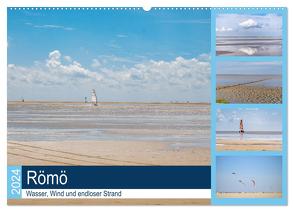 Römö – Wasser, Wind und endloser Strand (Wandkalender 2024 DIN A2 quer), CALVENDO Monatskalender von Teßen,  Sonja