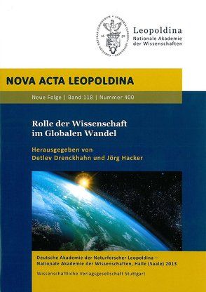 Rolle der Wissenschaft im Globalen Wandel von Drenckhahn,  Detlev, Hacker,  Jörg