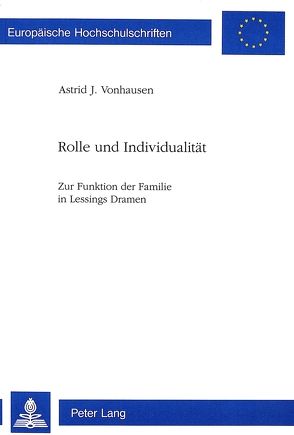 Rolle und Individualität von Vonhausen,  Astrid J.