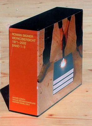 Roman Signer. Werkübersicht 1971 – 2002 von Signer,  Roman, Zimmermann,  Peter