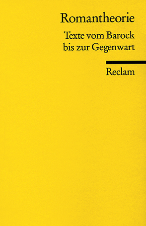 Romantheorie von Steinecke,  Hartmut, Wahrenburg,  Fritz