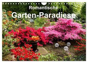 Romantische Garten-Paradiese (Wandkalender 2024 DIN A4 quer), CALVENDO Monatskalender von E. Hornecker,  Heinz