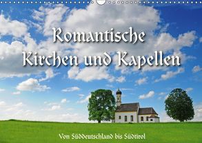 Romantische Kirchen und Kapellen (Wandkalender 2019 DIN A3 quer) von Ratzer,  Reinhold