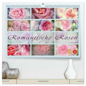 Romantische Rosen (hochwertiger Premium Wandkalender 2024 DIN A2 quer), Kunstdruck in Hochglanz von Cross,  Martina