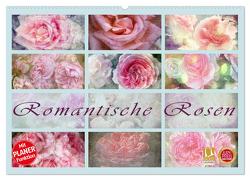 Romantische Rosen (Wandkalender 2024 DIN A2 quer), CALVENDO Monatskalender von Cross,  Martina