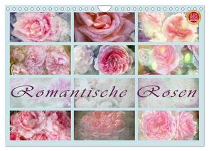 Romantische Rosen (Wandkalender 2024 DIN A4 quer), CALVENDO Monatskalender von Cross,  Martina