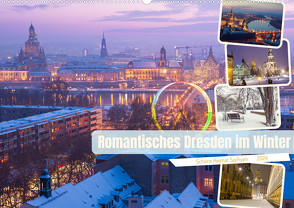 Romantisches Dresden im Winter (Wandkalender 2024 DIN A2 quer) von Drachenkind-Fotografie