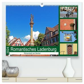 Romantisches Ladenburg – Römerstadt am Neckar (hochwertiger Premium Wandkalender 2024 DIN A2 quer), Kunstdruck in Hochglanz von Andersen,  Ilona