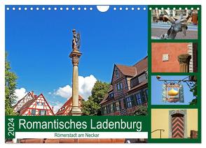 Romantisches Ladenburg – Römerstadt am Neckar (Wandkalender 2024 DIN A4 quer), CALVENDO Monatskalender von Andersen,  Ilona