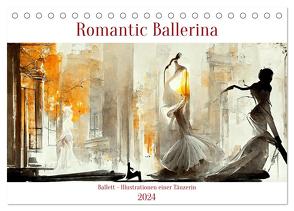 Romatic Ballerina (Tischkalender 2024 DIN A5 quer), CALVENDO Monatskalender von Felke,  Sandra