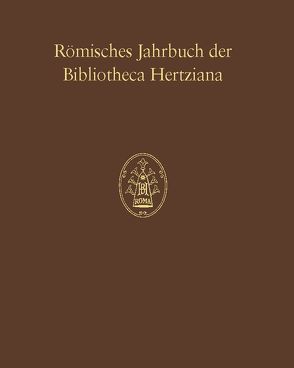 Römisches Jahrbuch der Bibliotheca Hertziana Bd. 31 von Ebert-Schifferer,  Sibylle