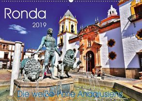 Ronda – Die weiße Perle Andalusiens (Wandkalender 2019 DIN A2 quer) von Heußlein,  Jutta