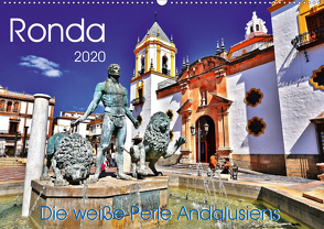 Ronda – Die weiße Perle Andalusiens (Wandkalender 2020 DIN A2 quer) von Heußlein,  Jutta