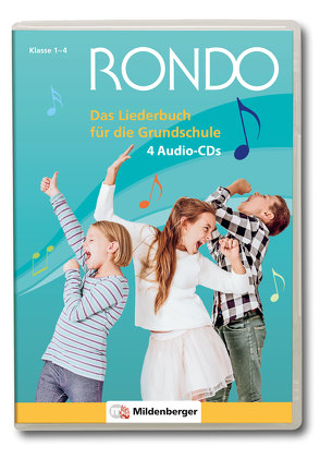 RONDO – Das Liederbuch für die Grundschule – 4 Audio CDs von Crämer,  Christian, Junge,  Wolfgang