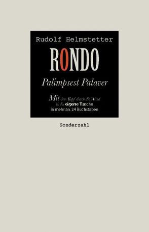 RONDO von Helmstetter,  Rudolf