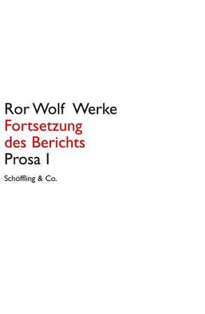 Fortsetzung des Berichts von Jürgens,  Kai U., Wolf,  Ror