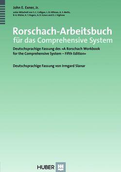 Rorschach Arbeitsbuch zum Comprehensive System von Slanar,  Irmgard