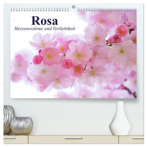 Rosa. Herzenswärme und Verliebtheit (hochwertiger Premium Wandkalender 2024 DIN A2 quer), Kunstdruck in Hochglanz von Stanzer,  Elisabeth