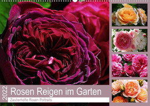 Rosen Reigen im Garten (Wandkalender 2022 DIN A2 quer) von Cross,  Martina