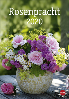 Rosenpracht Kalender 2020 von Heye