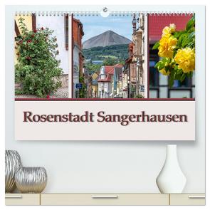 Rosenstadt Sangerhausen (hochwertiger Premium Wandkalender 2024 DIN A2 quer), Kunstdruck in Hochglanz von Gierok / Magic Artist Design,  Steffen