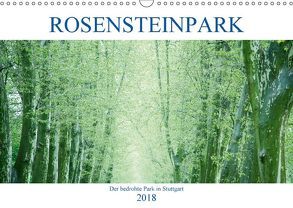 Rosensteinpark – Der bedrohte Park in Stuttgart (Wandkalender 2018 DIN A3 quer) von Allgaier,  Herb