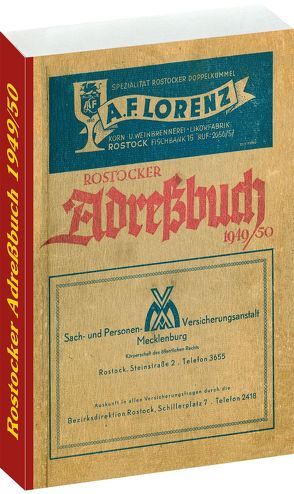 ROSTOCKER ADRESSBUCH 1949/50