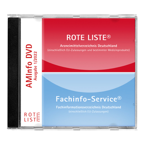 ROTE LISTE® 1/2022 AMInfo-DVD – ROTE LISTE®/FachInfo – Abo (4 Ausgaben pro Jahr)