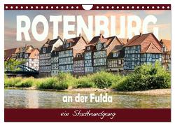 Rotenburg an der Fulda, ein Stadtrundgang (Wandkalender 2024 DIN A4 quer), CALVENDO Monatskalender von Löwer,  Sabine