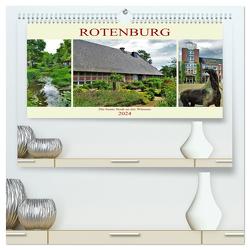 Rotenburg – Die bunte Stadt an der Wümme (hochwertiger Premium Wandkalender 2024 DIN A2 quer), Kunstdruck in Hochglanz von Janke,  Andrea