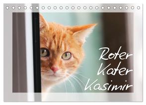 Roter Kater Kasimir (Tischkalender 2024 DIN A5 quer), CALVENDO Monatskalender von Löwer,  Sabine