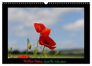 Roter Mohn, bunte Wiesen (Wandkalender 2024 DIN A3 quer), CALVENDO Monatskalender von Nordstern,  Nordstern