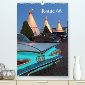 Route 66 (Premium, hochwertiger DIN A2 Wandkalender 2023, Kunstdruck in Hochglanz) von Grosskopf,  Rainer